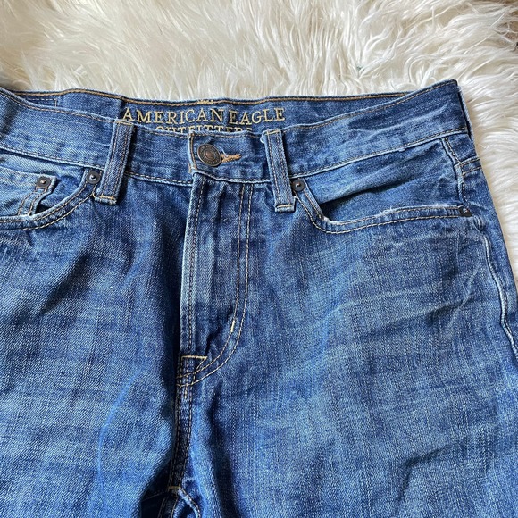 5/$25 American Eagle Men's Cut Off Jean Shorts 30 - Picture 5 of 8
